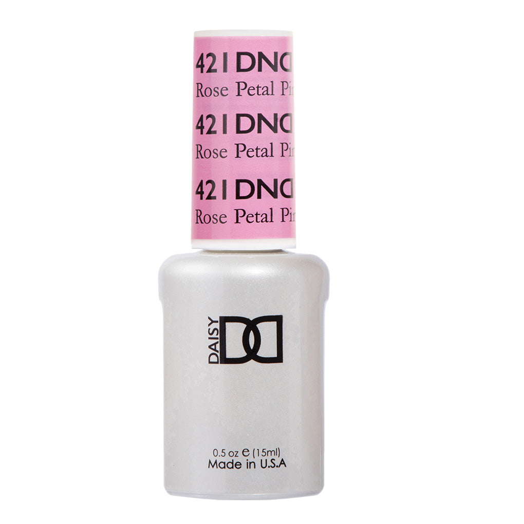 DND Gel Nail Polish Duo - 421 Pink Colors - Rose Petal Pink
