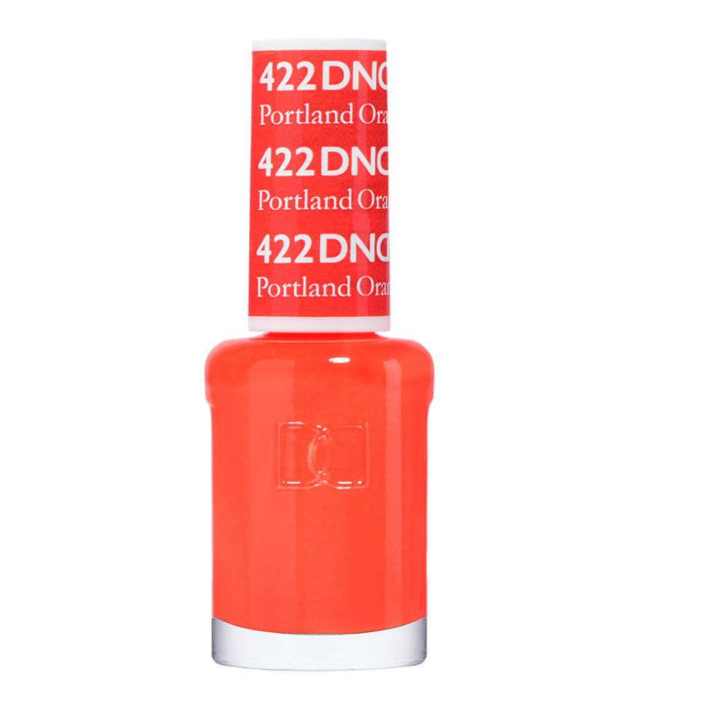 DND Gel Nail Polish Duo - 422 Orange Colors - Portland Orange