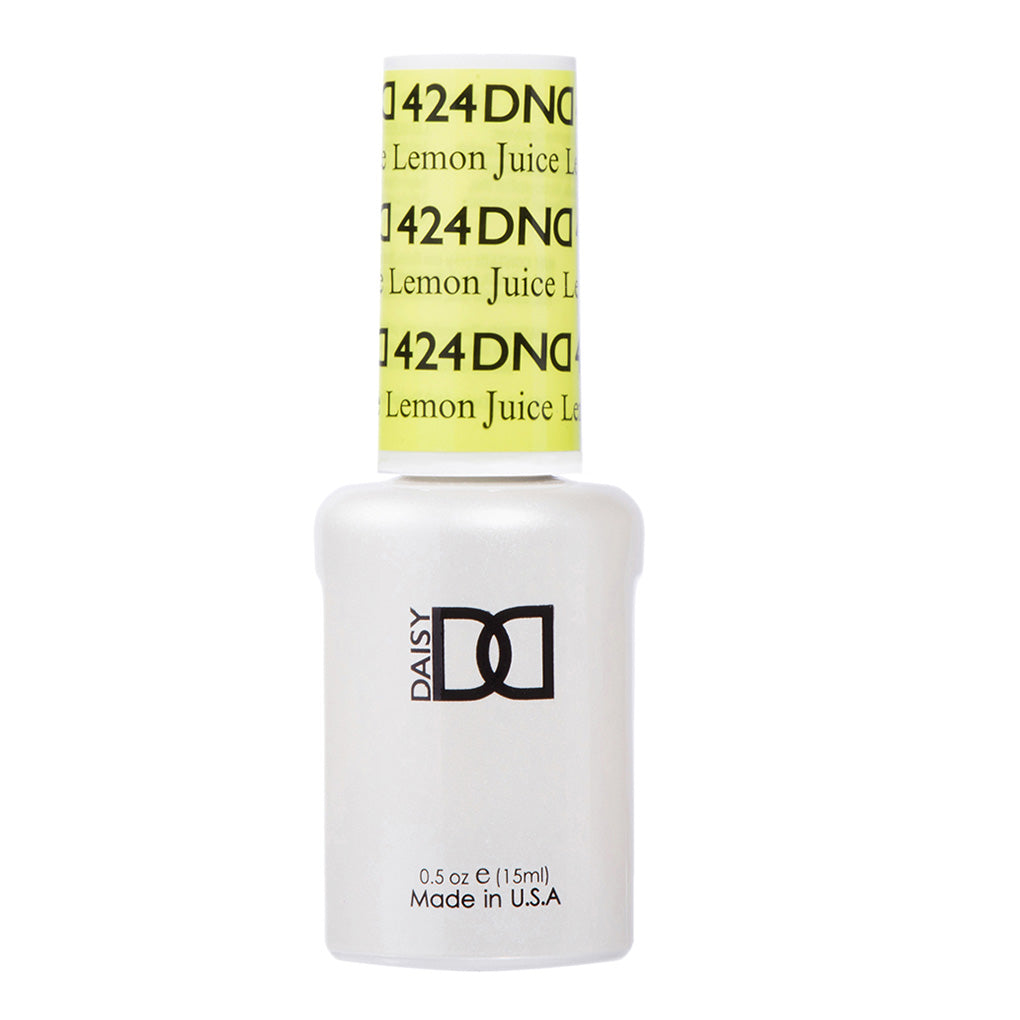 DND Gel Nail Polish Duo - 424 Yellow Colors - Lemon Juice