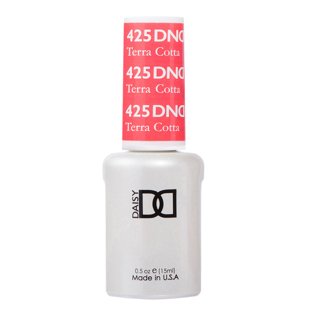 DND Gel Nail Polish Duo - 425 Red Colors - Terra Cotta