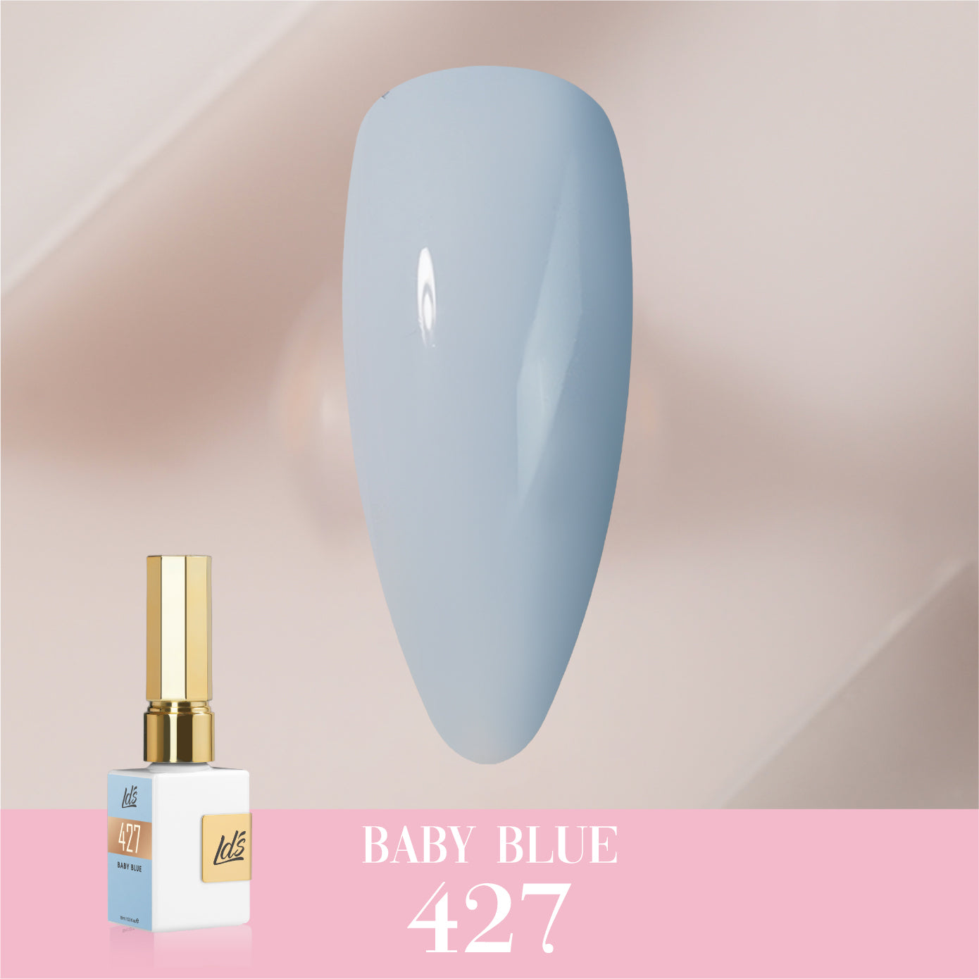 LDS Color Craze Collection - 427 Baby Blue - Gel Polish 0.5oz