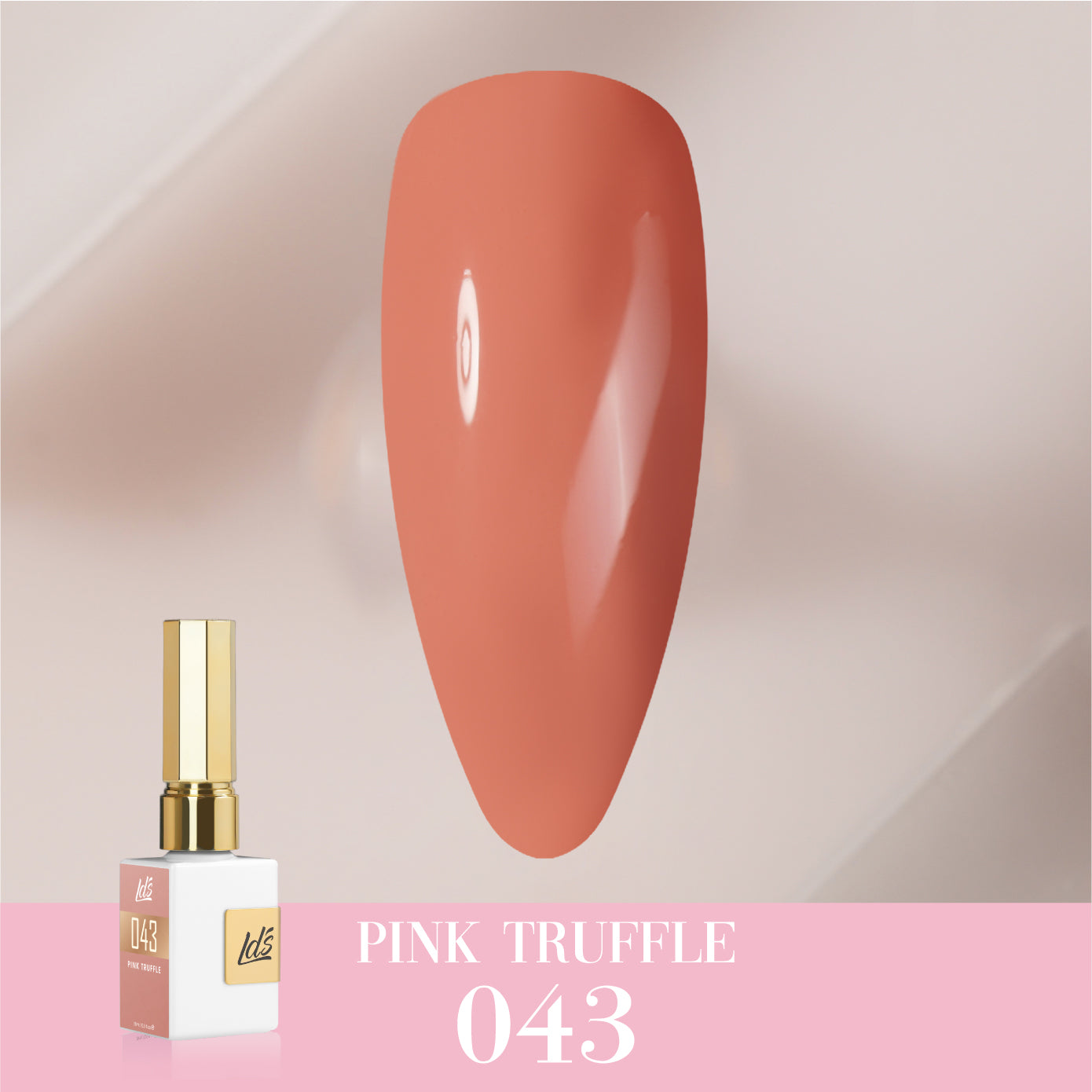 LDS Color Craze Collection - 043 Pink Truffle - Gel Polish 0.5oz