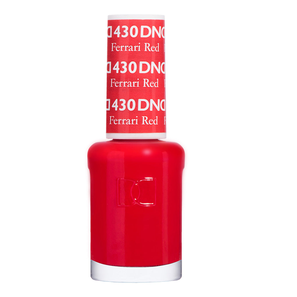 DND Gel Nail Polish Duo - 430 Red Colors - Ferrari Red