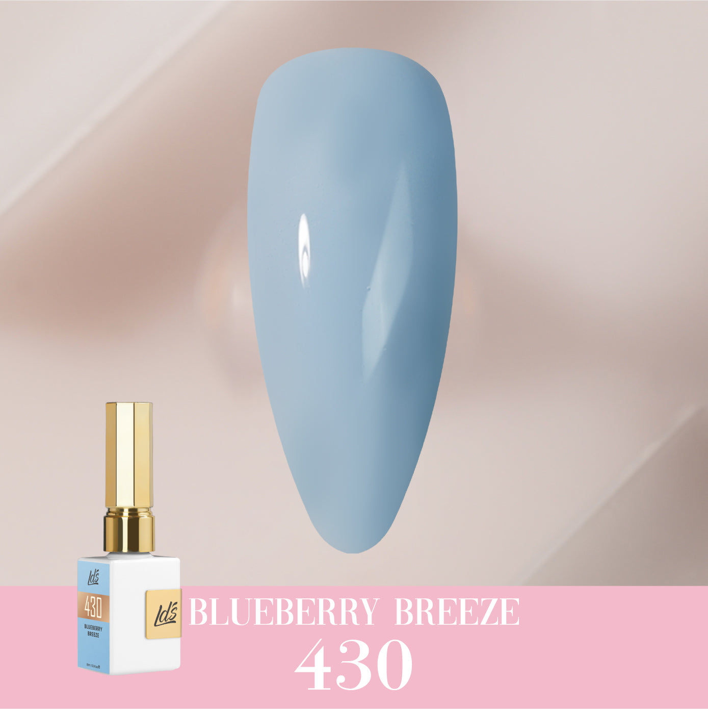 LDS Color Craze Collection - 430 Blueberry Breeze - Gel Polish 0.5oz