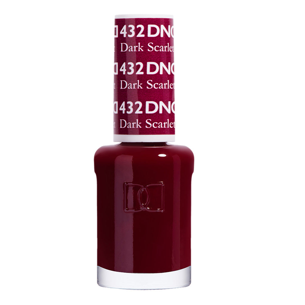 DND Gel Nail Polish Duo - 432 Red Colors - Dark Scarlet