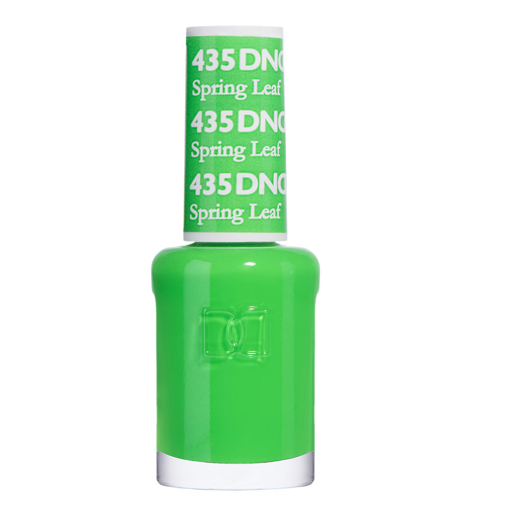 DND Gel Nail Polish Duo - 435 Green Colors - Spring Leaf