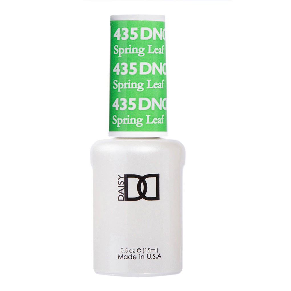 DND Gel Nail Polish Duo - 435 Green Colors - Spring Leaf