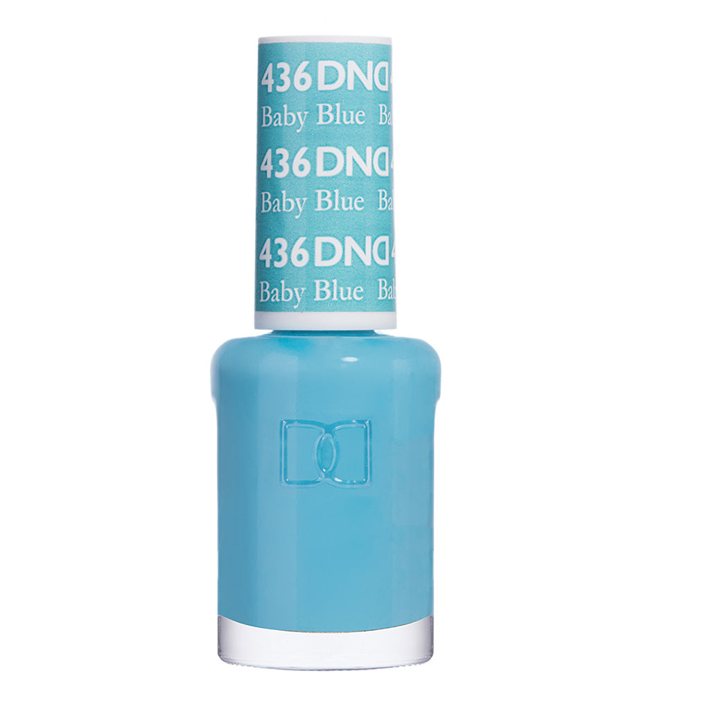 DND Gel Nail Polish Duo - 436 Blue Colors - Baby Blue