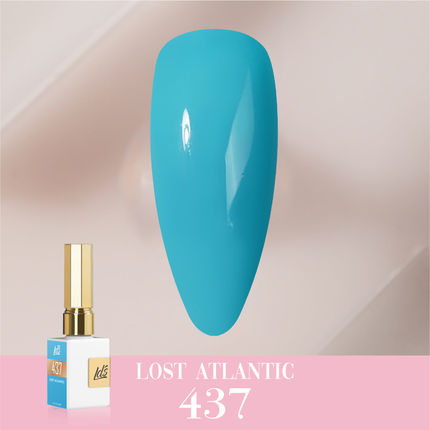 LDS Color Craze Collection - 437 Lost Atlantic - Gel Polish 0.5oz