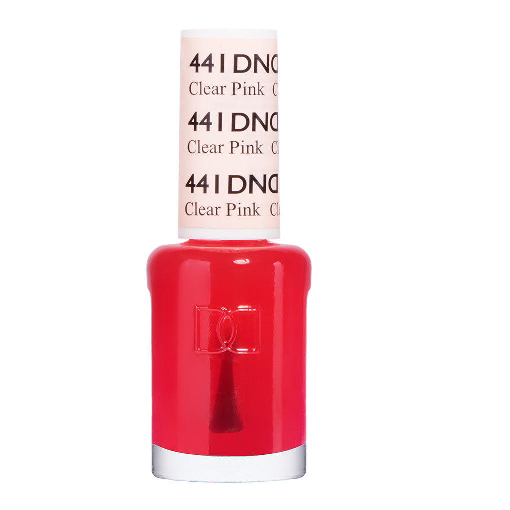 DND Gel Nail Polish Duo - 441 Pink Colors - Clear Pink