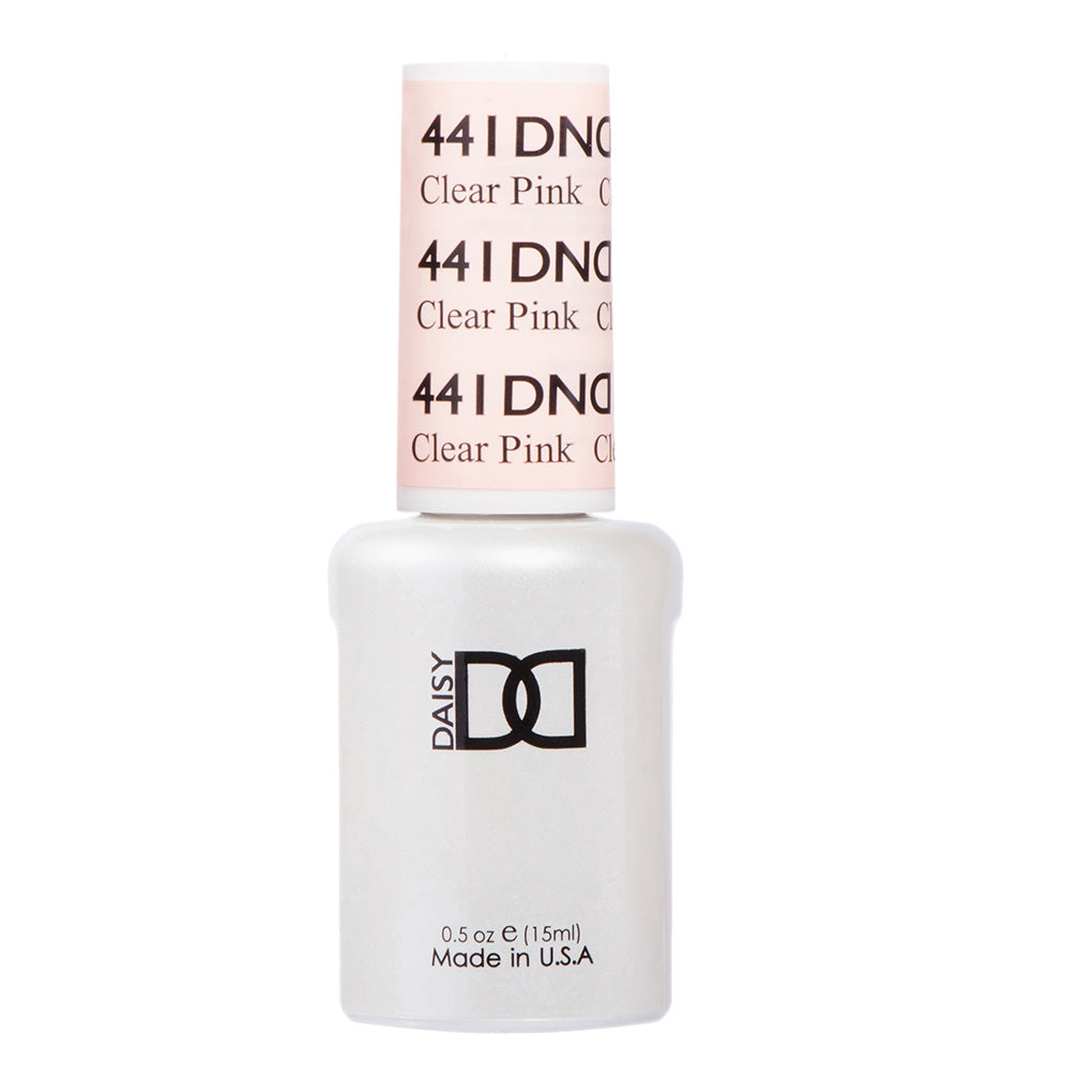 DND Gel Nail Polish Duo - 441 Pink Colors - Clear Pink