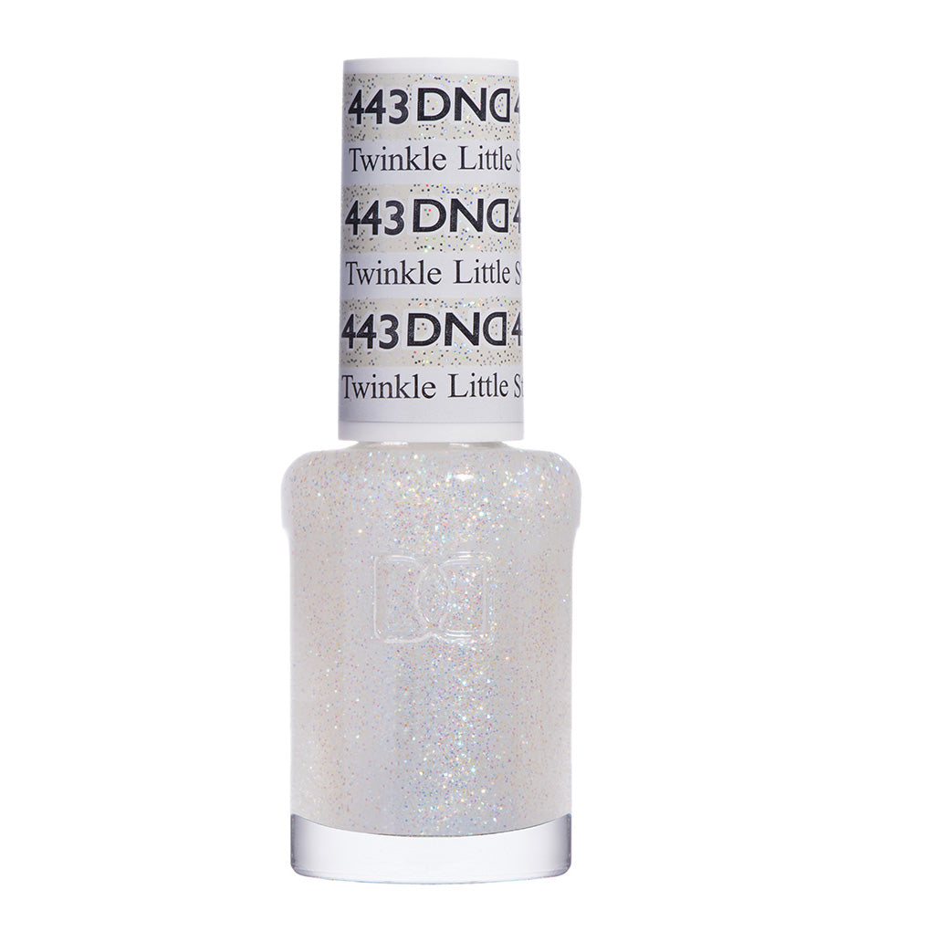 DND Gel Nail Polish Duo - 443 Glitter Colors - Twinkle Little Star