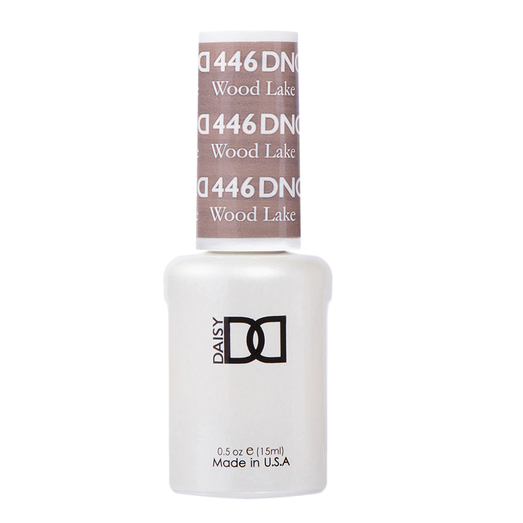 DND Gel Nail Polish Duo - 446 Brown Colors - Wood Lake