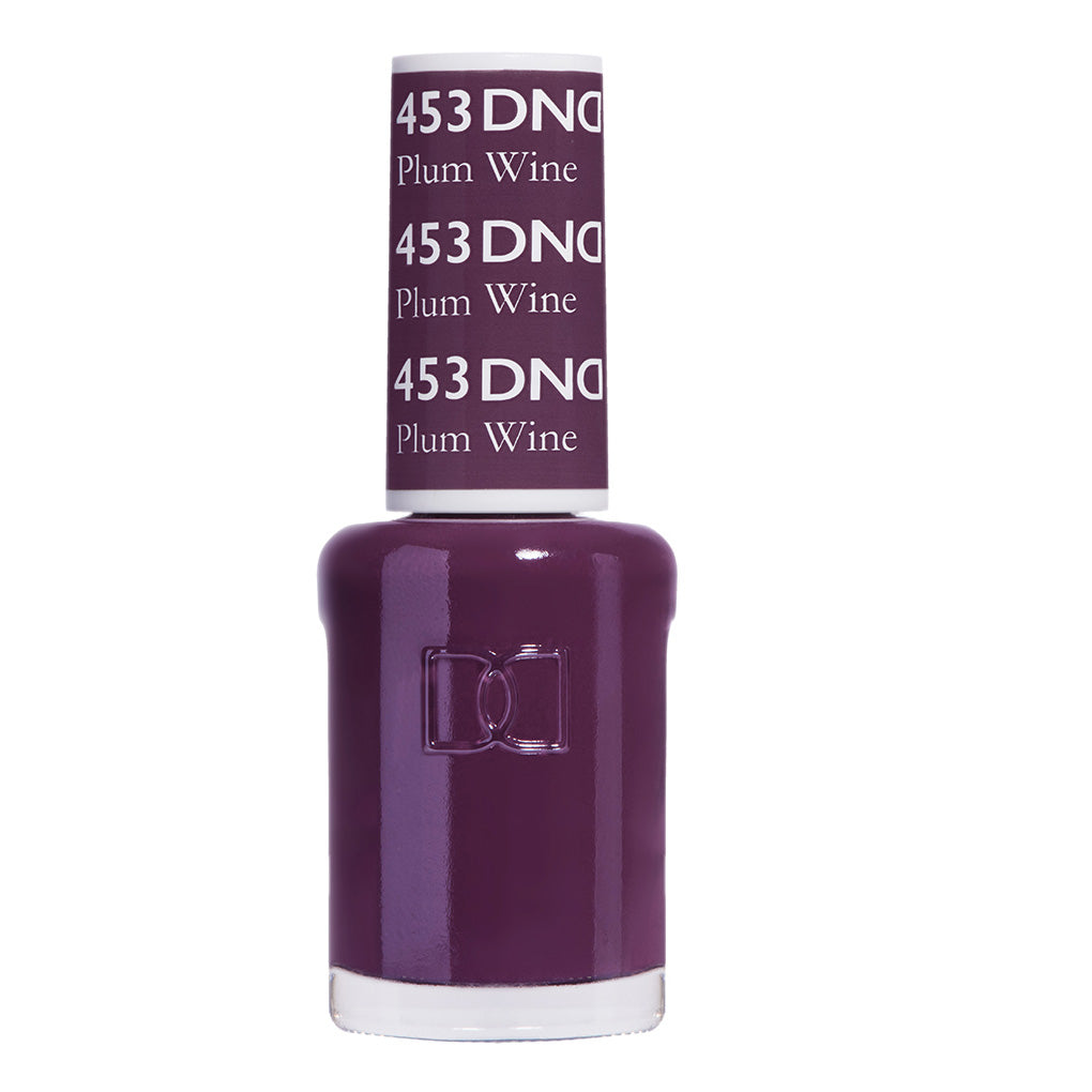 DND Gel Nail Polish Duo - 453 Purple Colors - Plum Wine