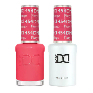 DND Gel Nail Polish - 454 Fiery Flamingo