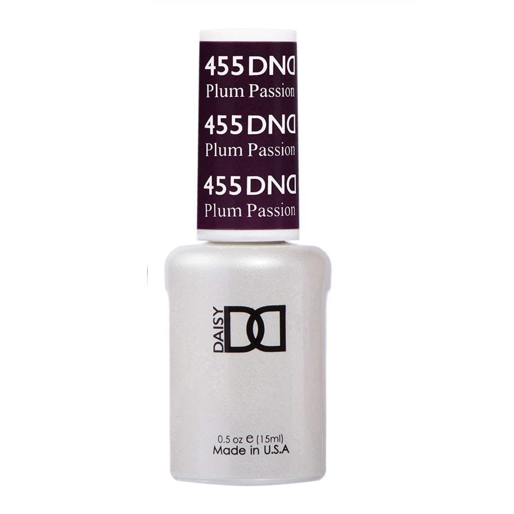 DND Gel Nail Polish Duo - 455 Purple Colors - Plum Passion