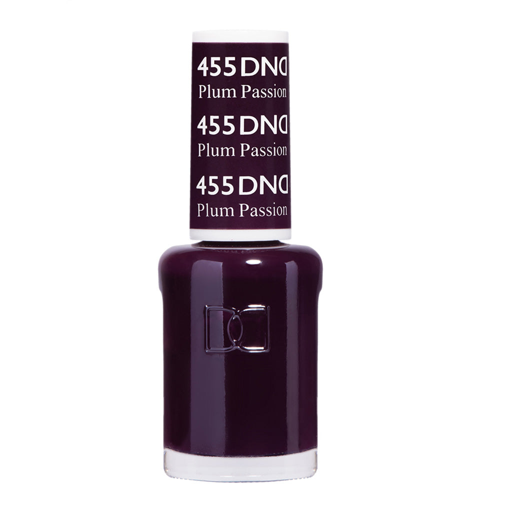 DND Gel Nail Polish Duo - 455 Purple Colors - Plum Passion