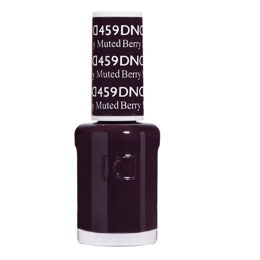 DND Gel Nail Polish Duo - 459 Gray Colors - Muted Berry