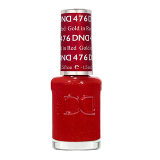 DND Nail Lacquer - 476 Gold in Red
