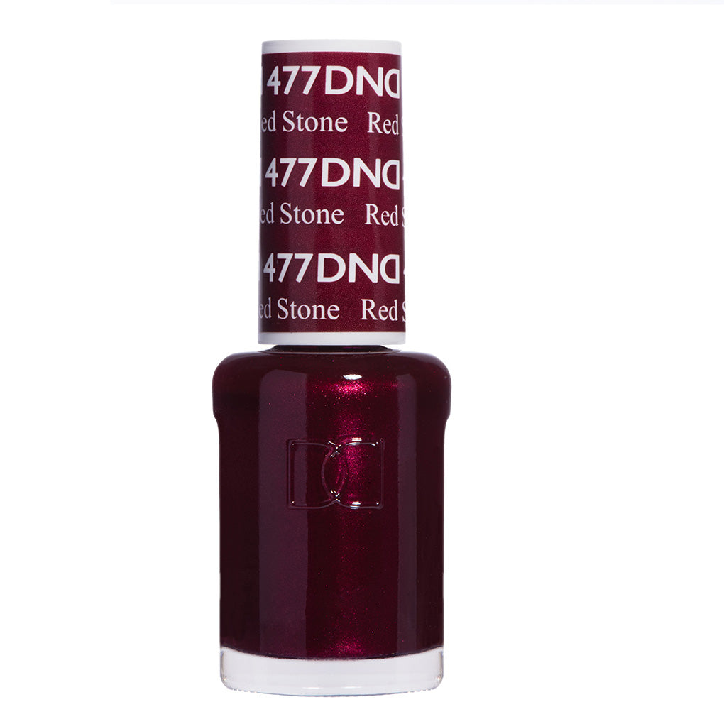 DND Gel Nail Polish Duo - 477 Red Colors - Red Stone