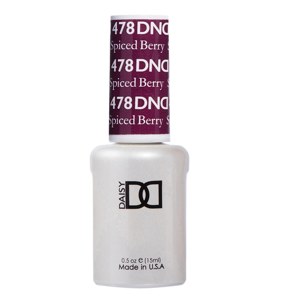 DND Gel Nail Polish Duo - 478 Red Colors - Spiced Berry