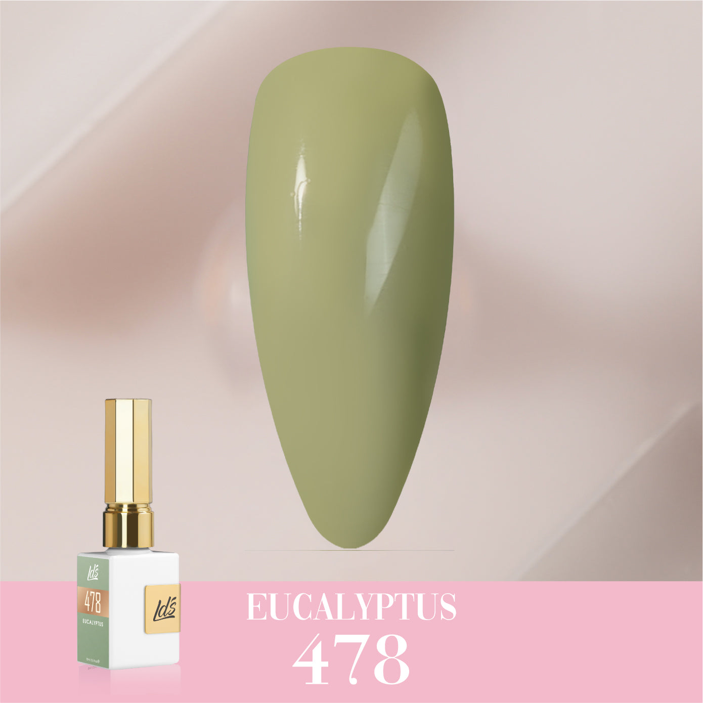 LDS Color Craze Collection - 478 Eucalyptus - Gel Polish 0.5oz