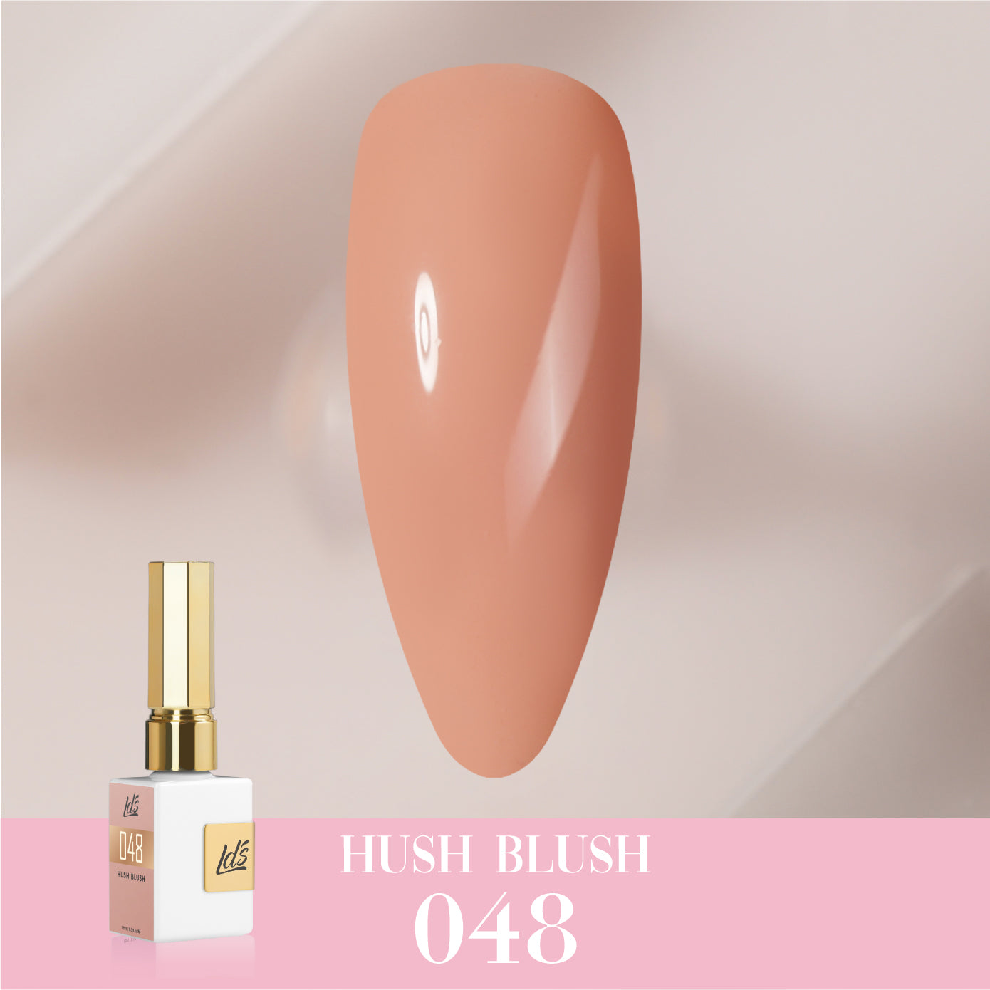 LDS Color Craze Collection - 048 Hush Blush - Gel Polish 0.5oz