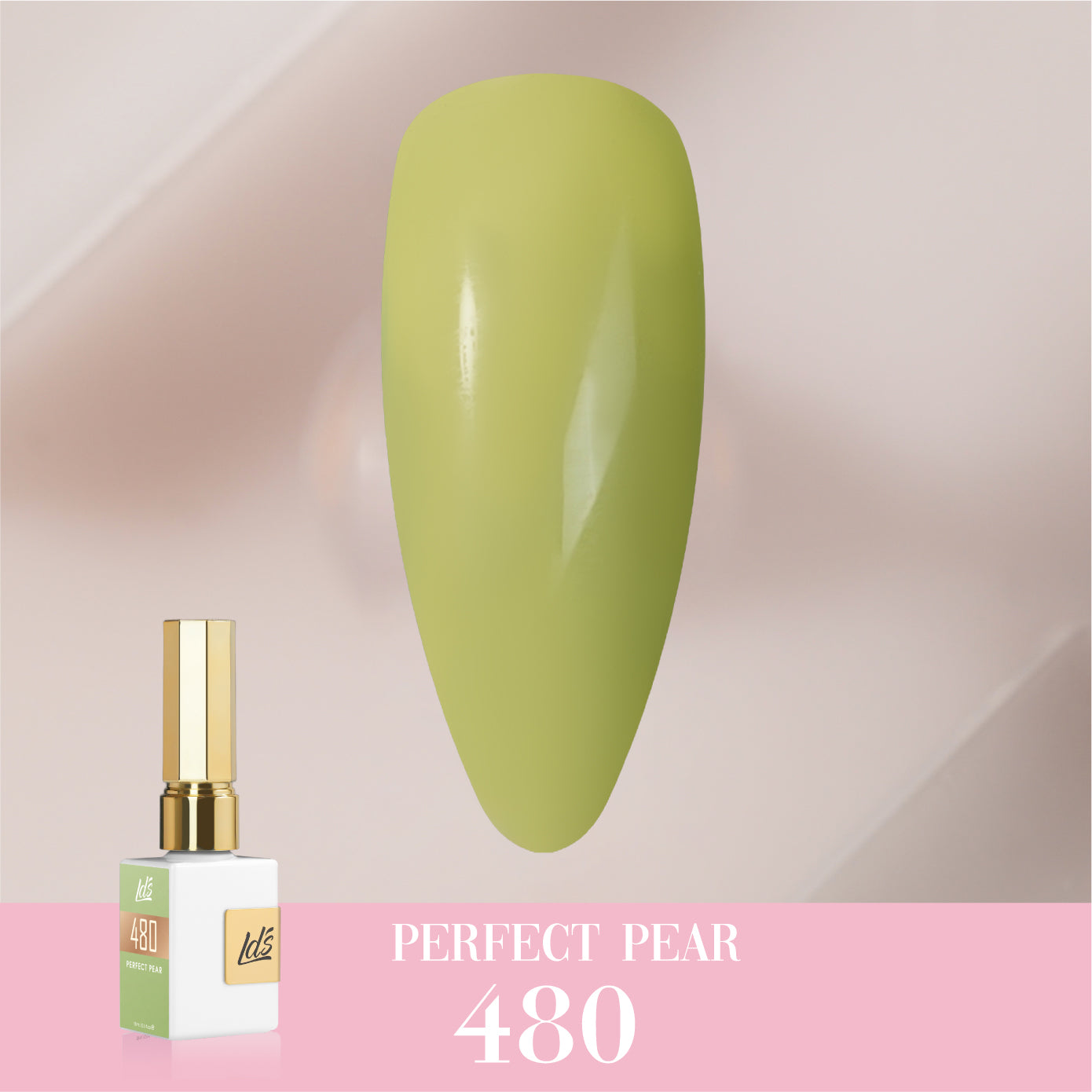 LDS Color Craze Collection - 480 Perfect Pear - Gel Polish 0.5oz