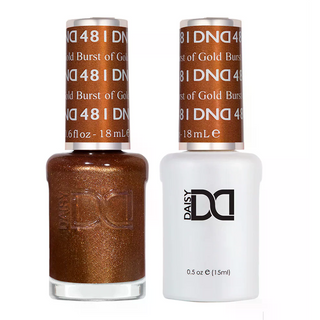 DND Gel Nail Polish - 481 Burst of Gold
