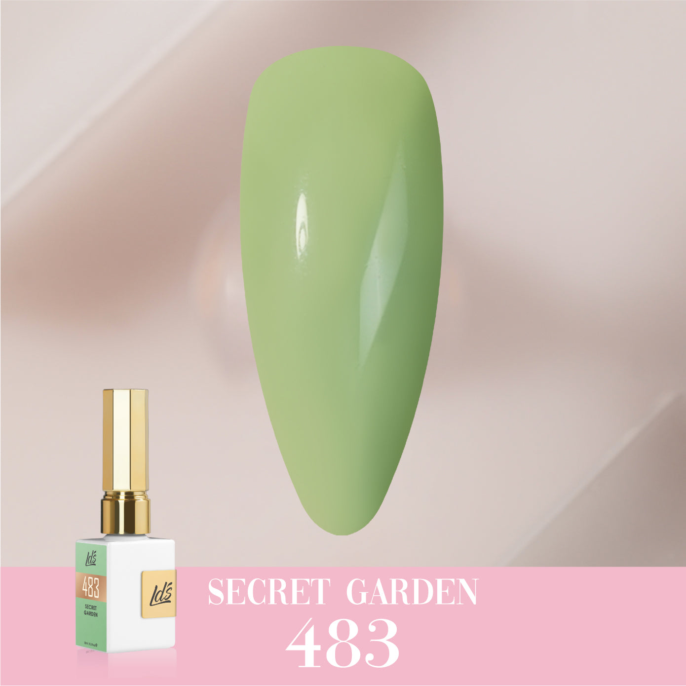 LDS Color Craze Collection - 483 Secret Garden - Gel Polish 0.5oz
