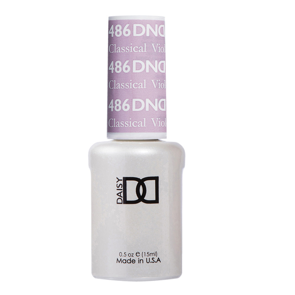 DND Gel Nail Polish Duo - 486 Pink Colors - Classical Violet