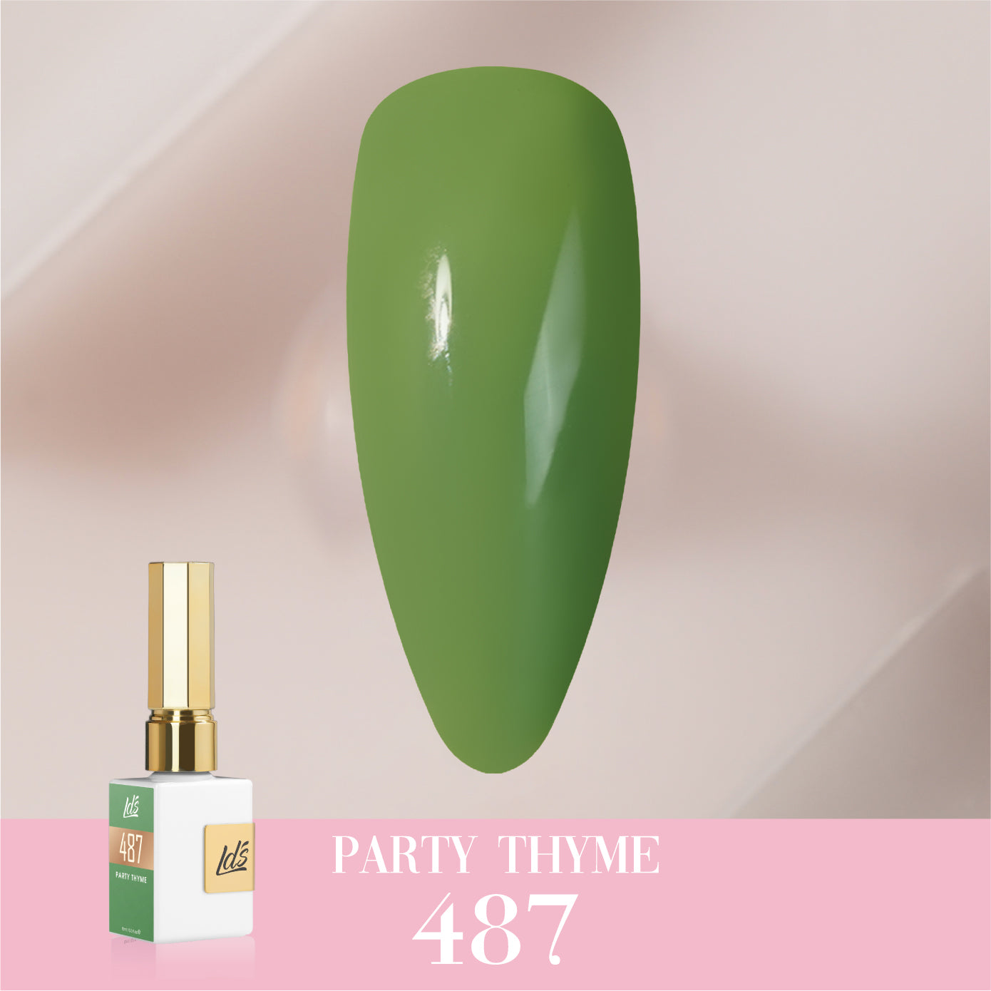 LDS Color Craze Collection - 487 Party Thyme - Gel Polish 0.5oz