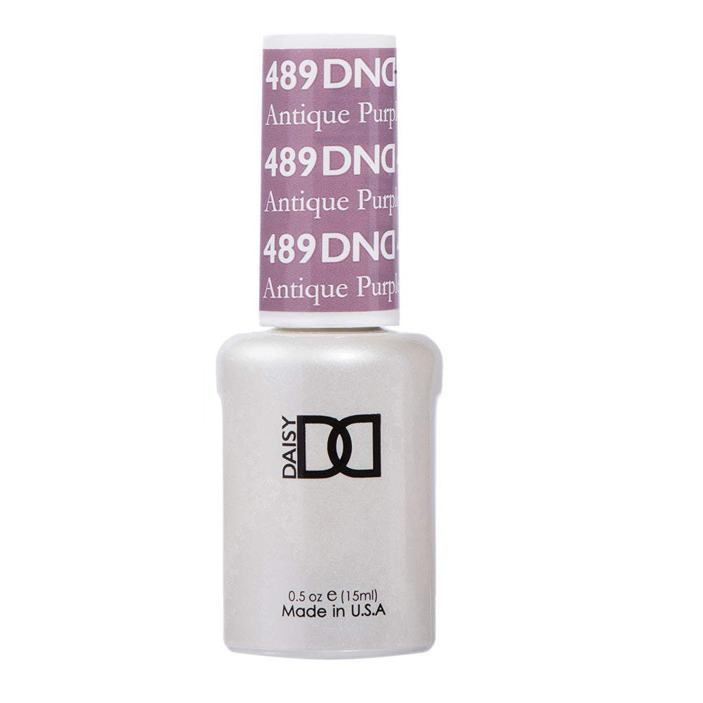 DND Gel Nail Polish Duo - 489 Purple Colors - Antique Purple