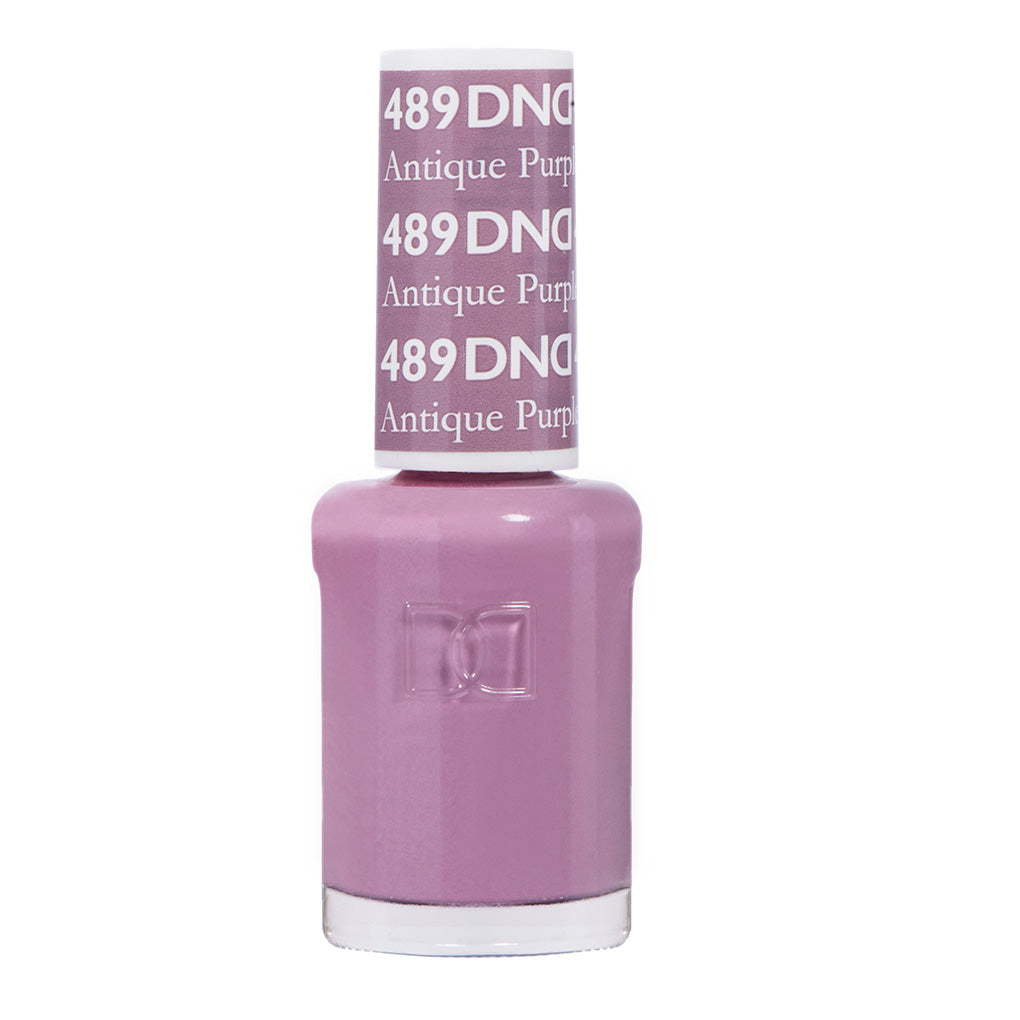 DND Gel Nail Polish Duo - 489 Purple Colors - Antique Purple
