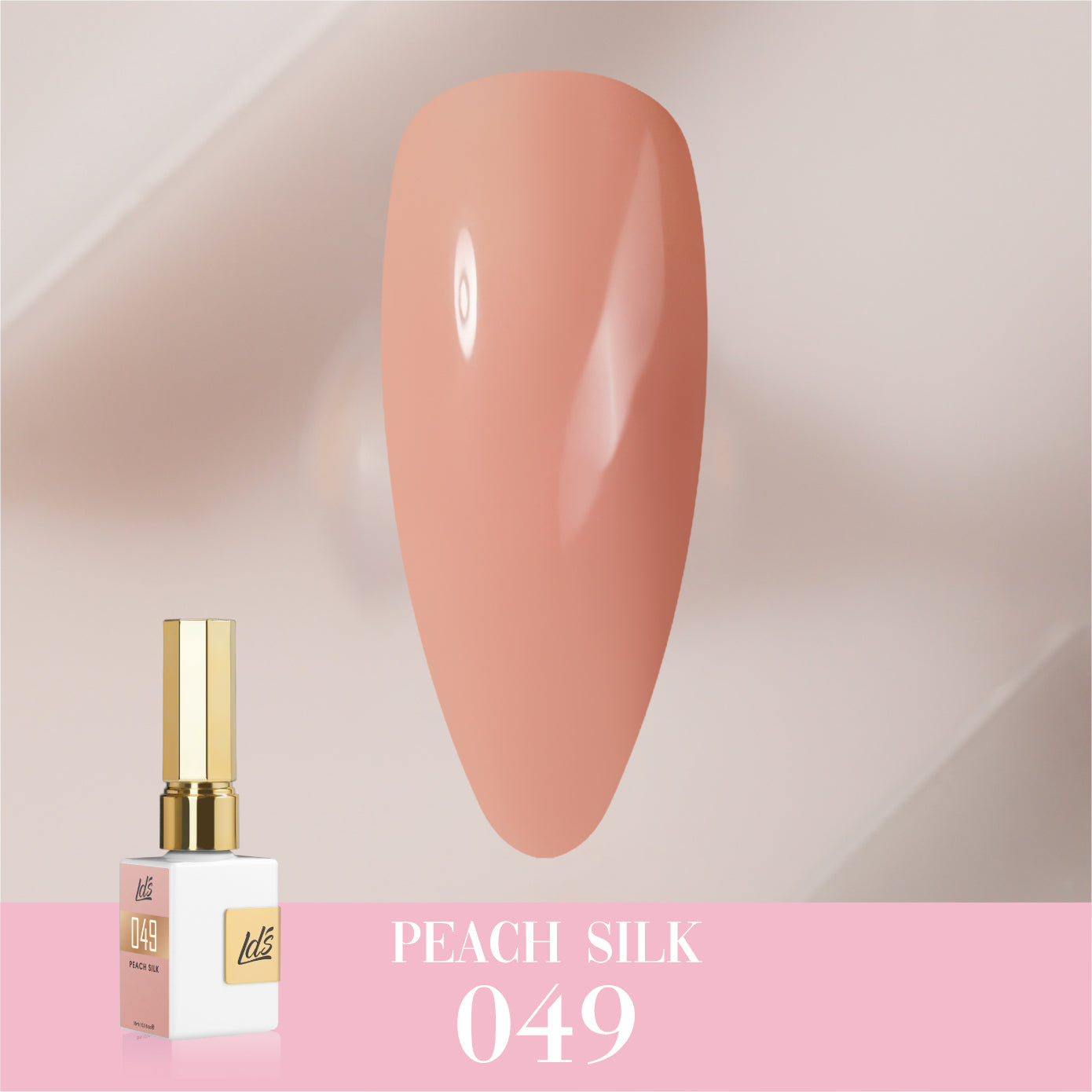 LDS Color Craze Collection - 049 Peach Silk - Gel Polish 0.5oz