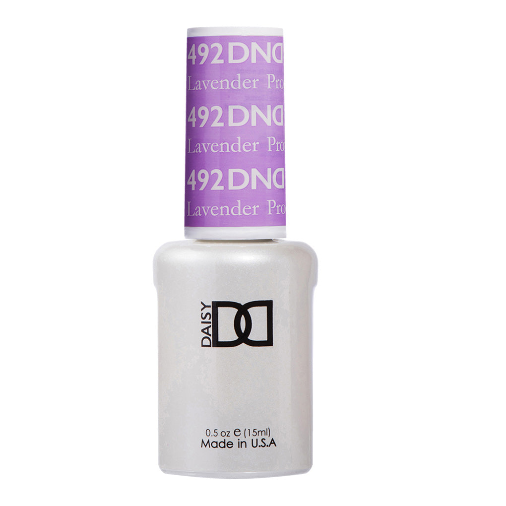 DND Gel Nail Polish Duo - 492 Purple Colors - Lavender Prophet