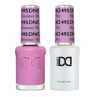 DND Gel Nail Polish - 495 Shimmer Sky