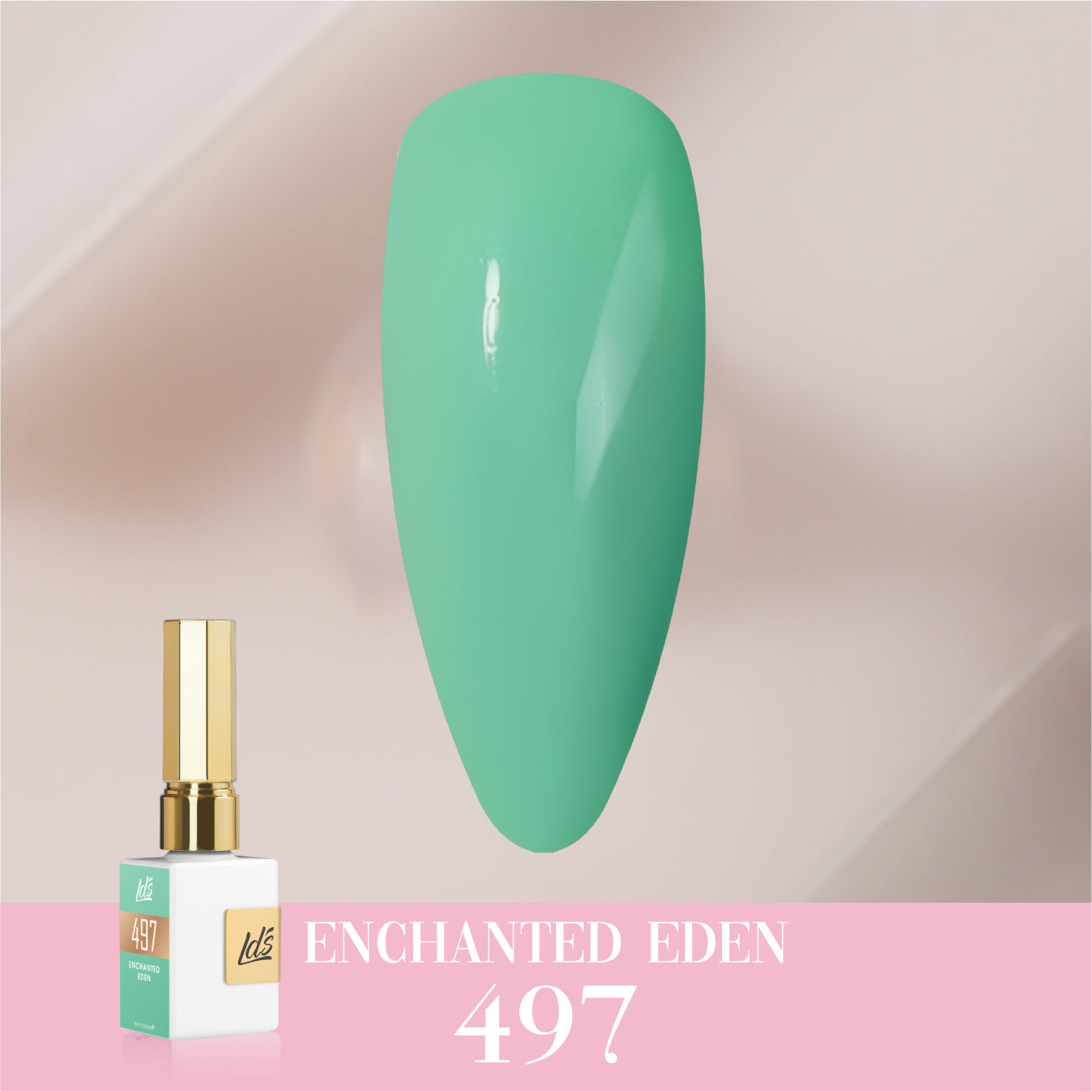 LDS Color Craze Collection - 497 Enchanted Eden - Gel Polish 0.5oz