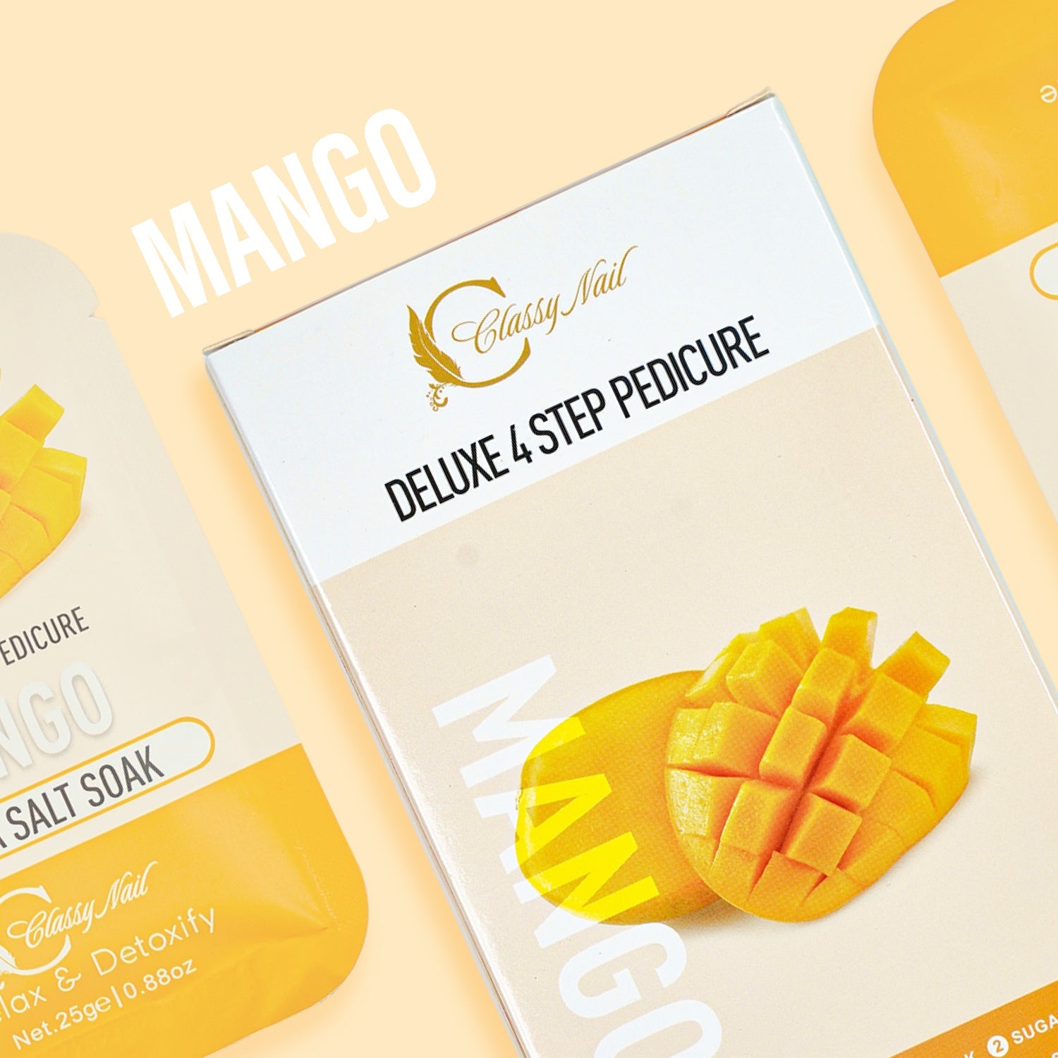 Classy Nail - Deluxe 4 Steps Pedicure - Mango