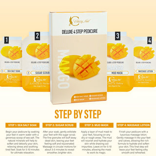 Classy Nail - Deluxe 4 Steps Pedicure x100 Boxes - Mango