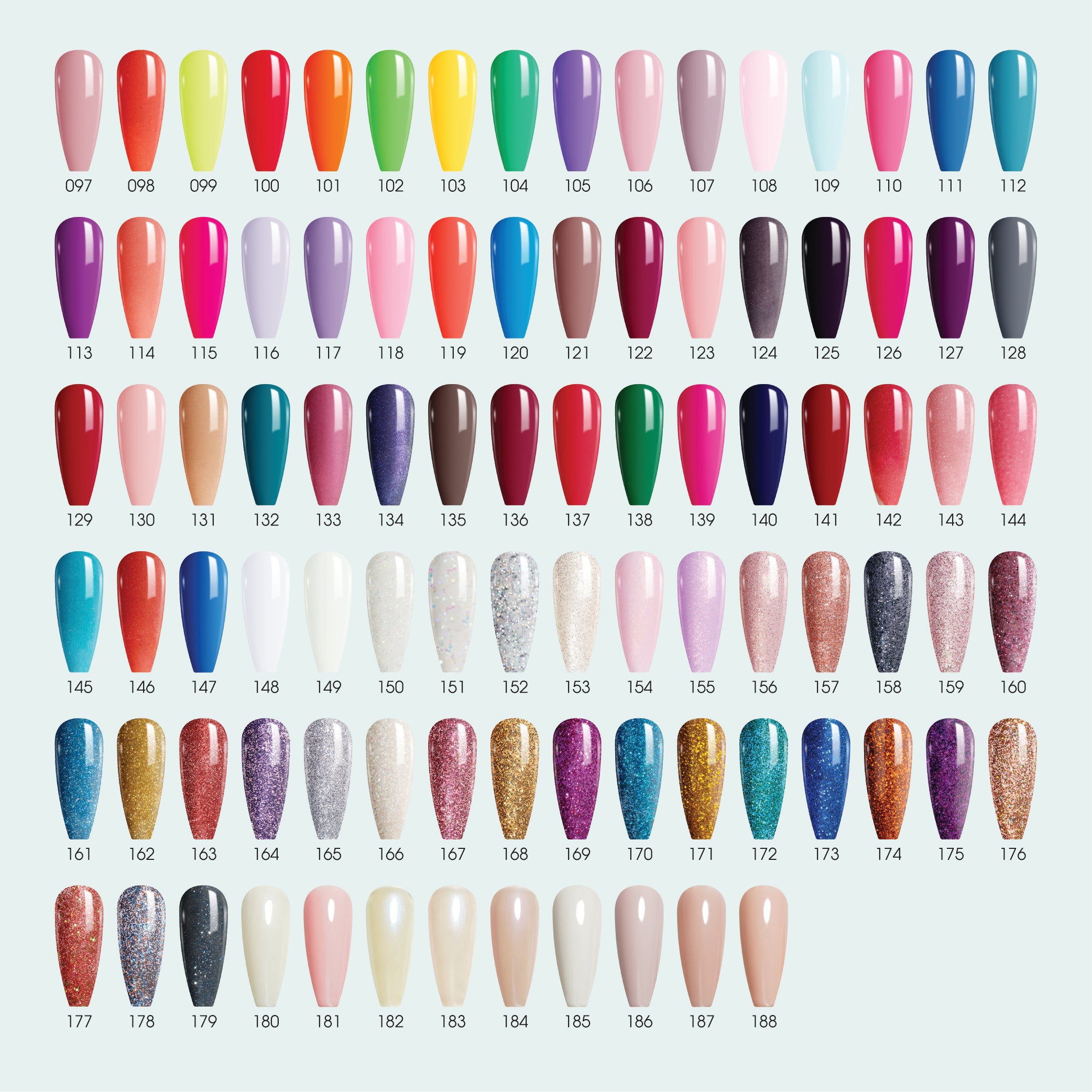 LDS 109 A Hint Of Sky - LDS Gel Polish 0.5oz