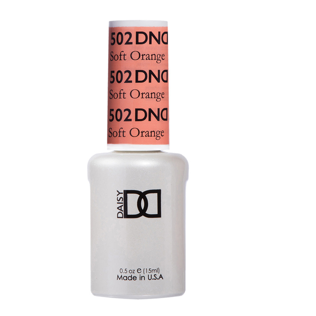 DND Gel Nail Polish Duo - 502 Orange Colors - Soft Orange