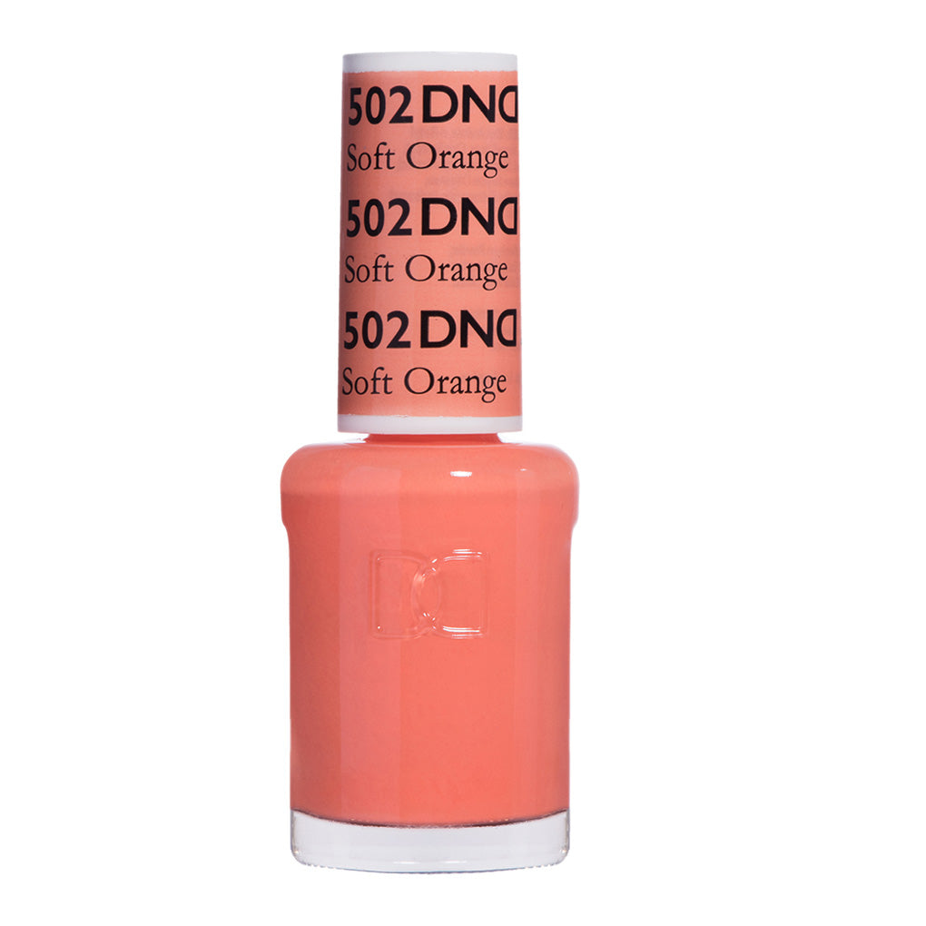 DND Gel Nail Polish Duo - 502 Orange Colors - Soft Orange