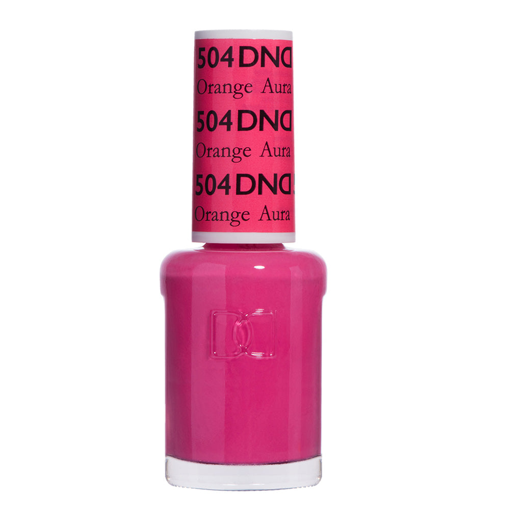 DND Gel Nail Polish Duo - 504 Pink Colors - Orange Aura