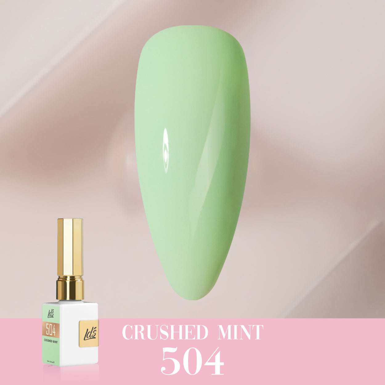 LDS Color Craze Collection - 504 Crushed Mint - Gel Polish 0.5oz