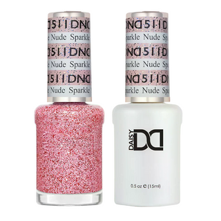DND Gel Nail Polish - 511 Nude Sparkle
