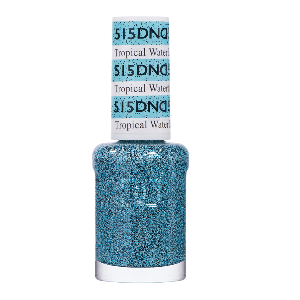 DND Gel Nail Polish Duo - 515 Blue Colors - Tropical Waterfall