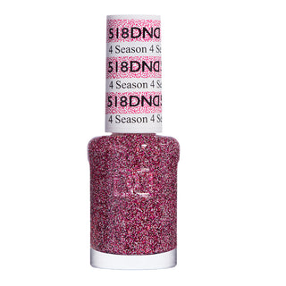 DND Gel Nail Polish Duo - 518 Red Colors - 4 Season