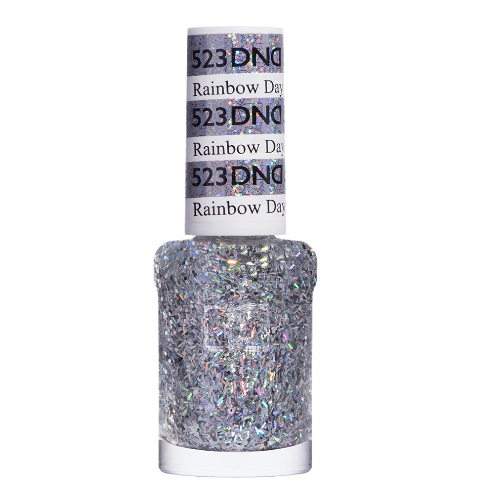 DND Gel Nail Polish Duo - 523 Glitter Colors - Rainbow Day