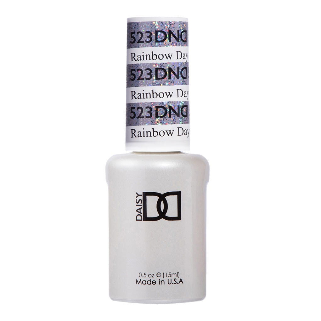 DND Gel Nail Polish Duo - 523 Glitter Colors - Rainbow Day